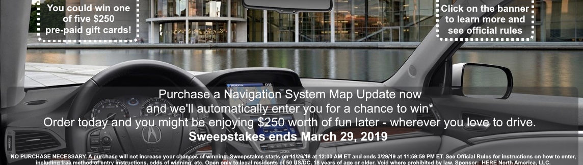 acura navigation update free